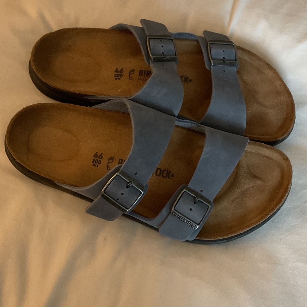 Birkenstock Blue Double-Strap Sandals